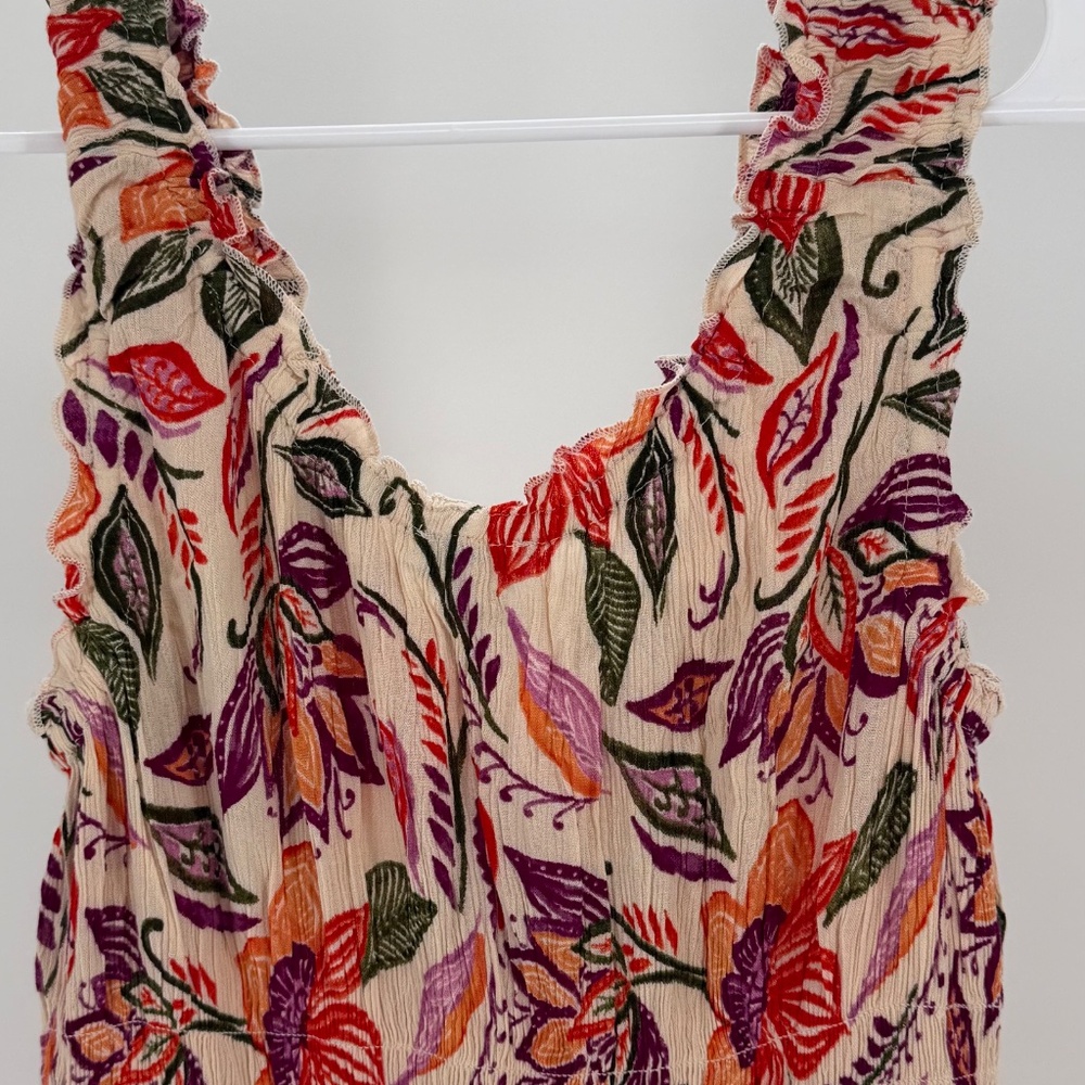 Patrons of Peace Folklore Sundress Paisley Flowers Size Small made in india - Picture 2 of 6